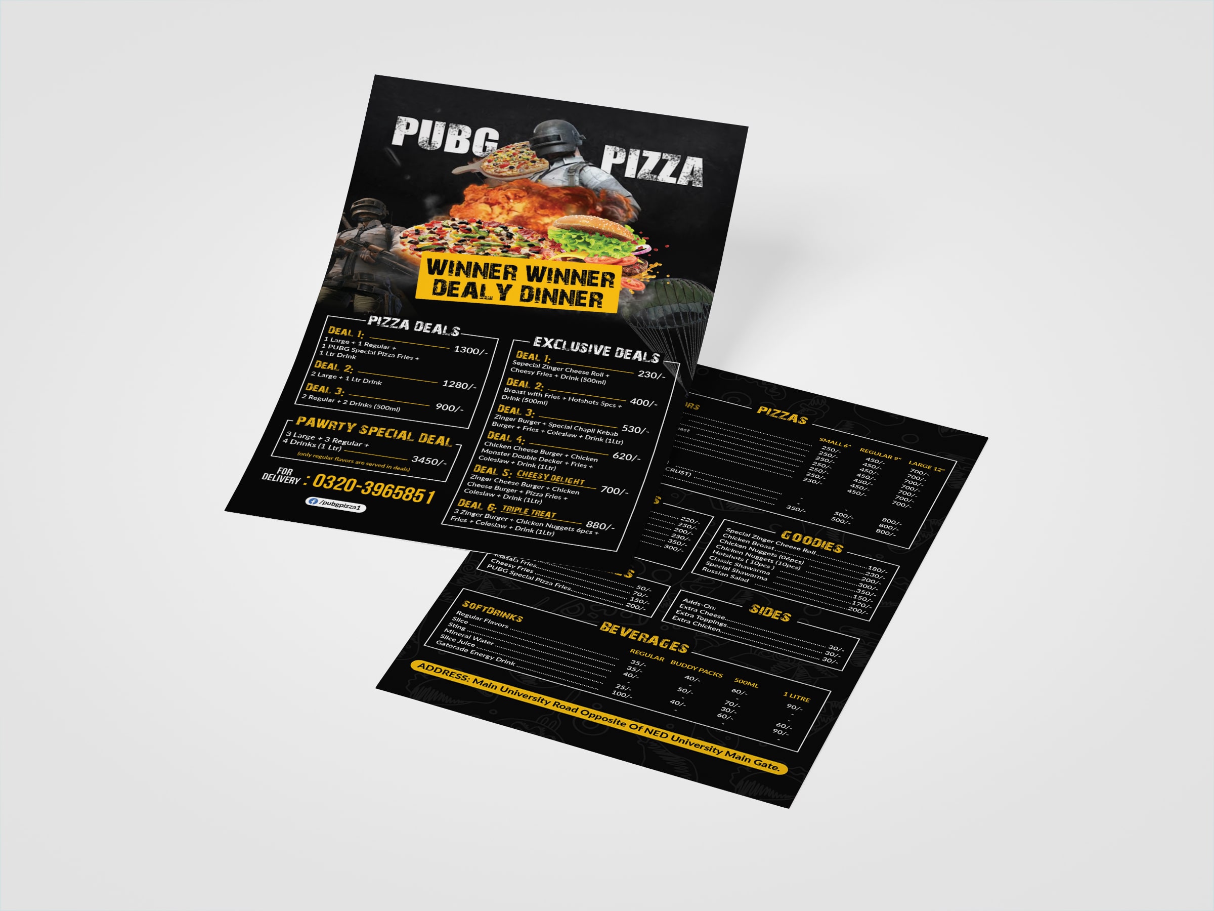 Flyer and Catalog Design Sample for Business Marketing in Manama