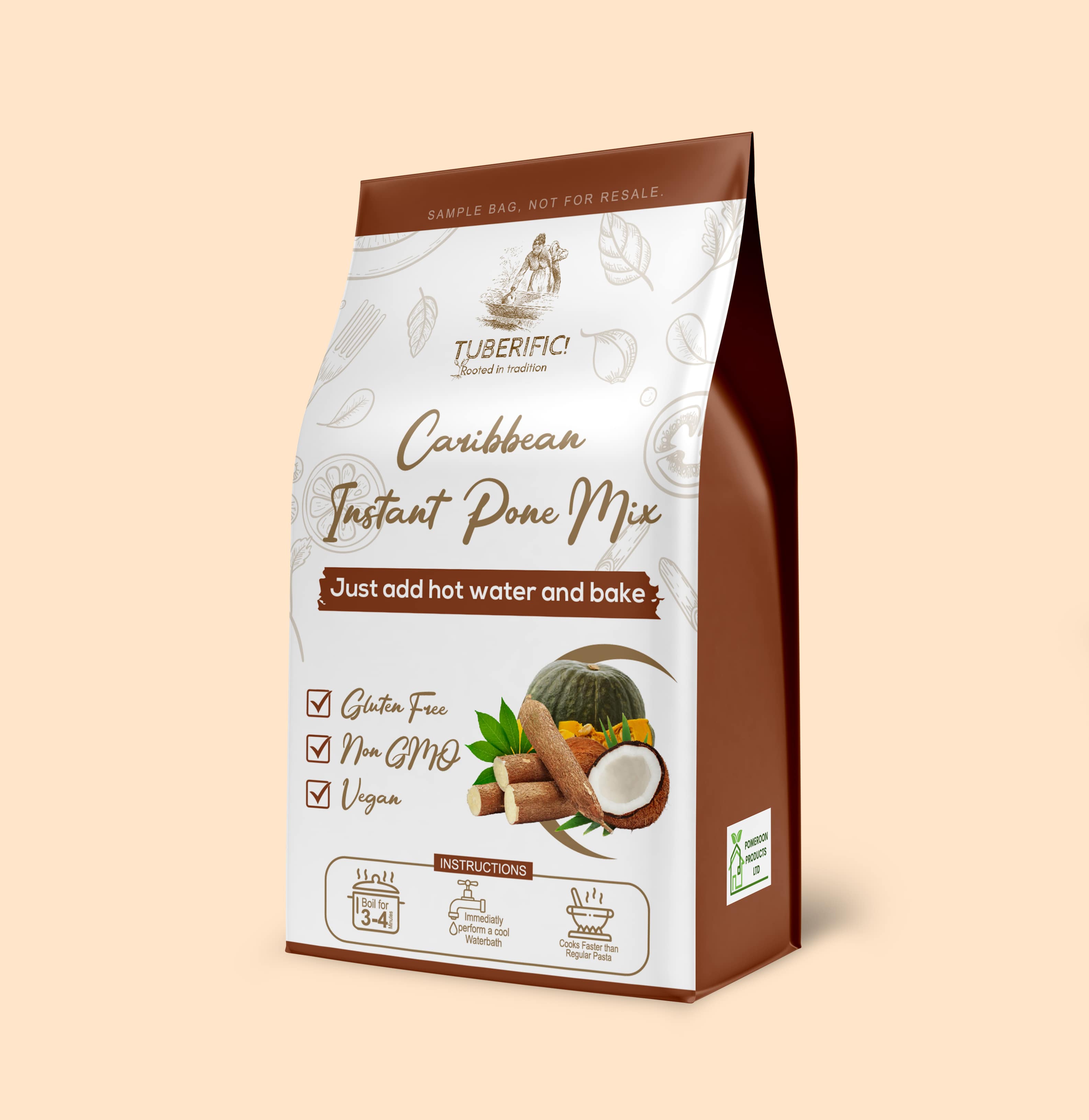 Pouch Packaging Mockup Design Manama