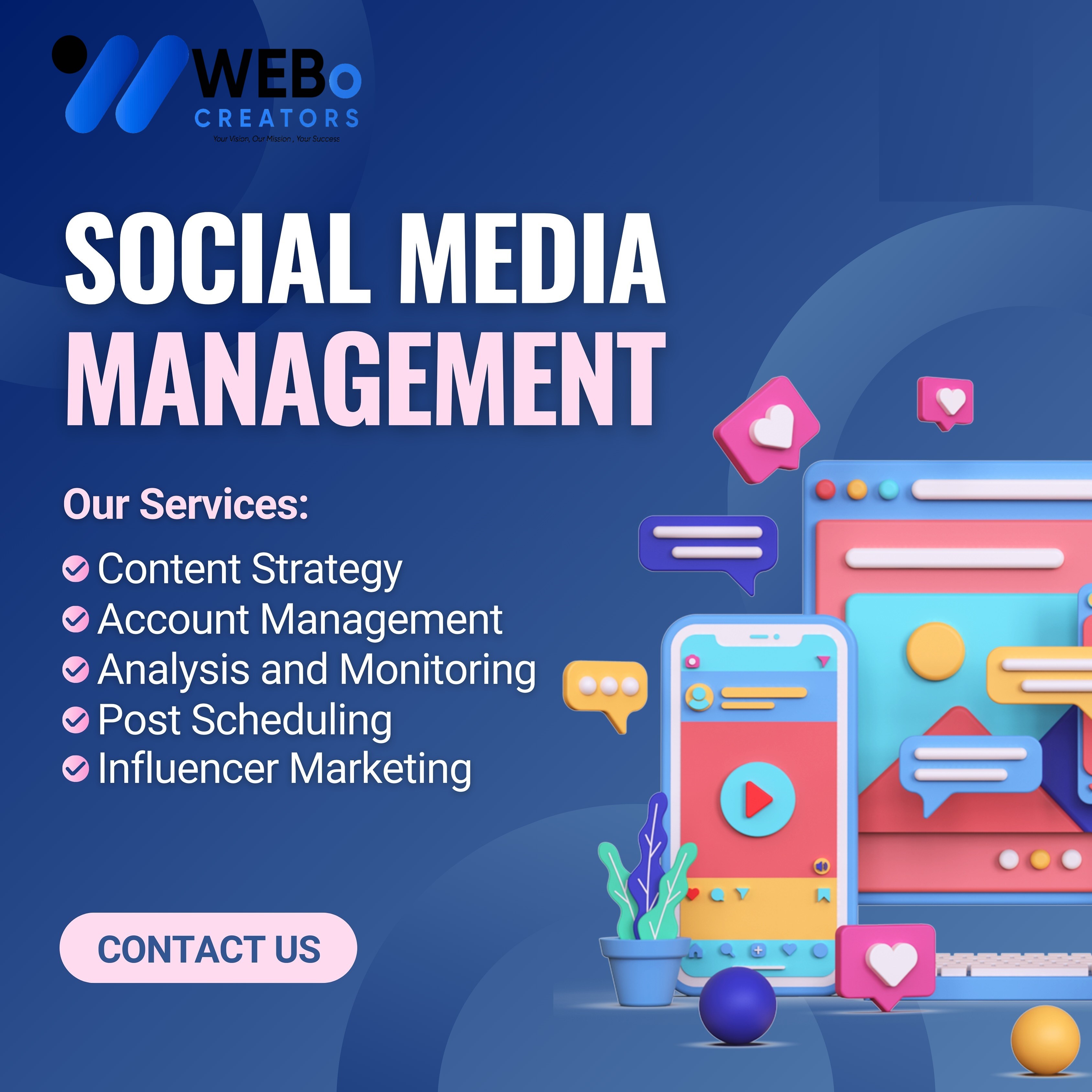 Social Media Account Management Services in Manama | Facebook Instagram Marketing