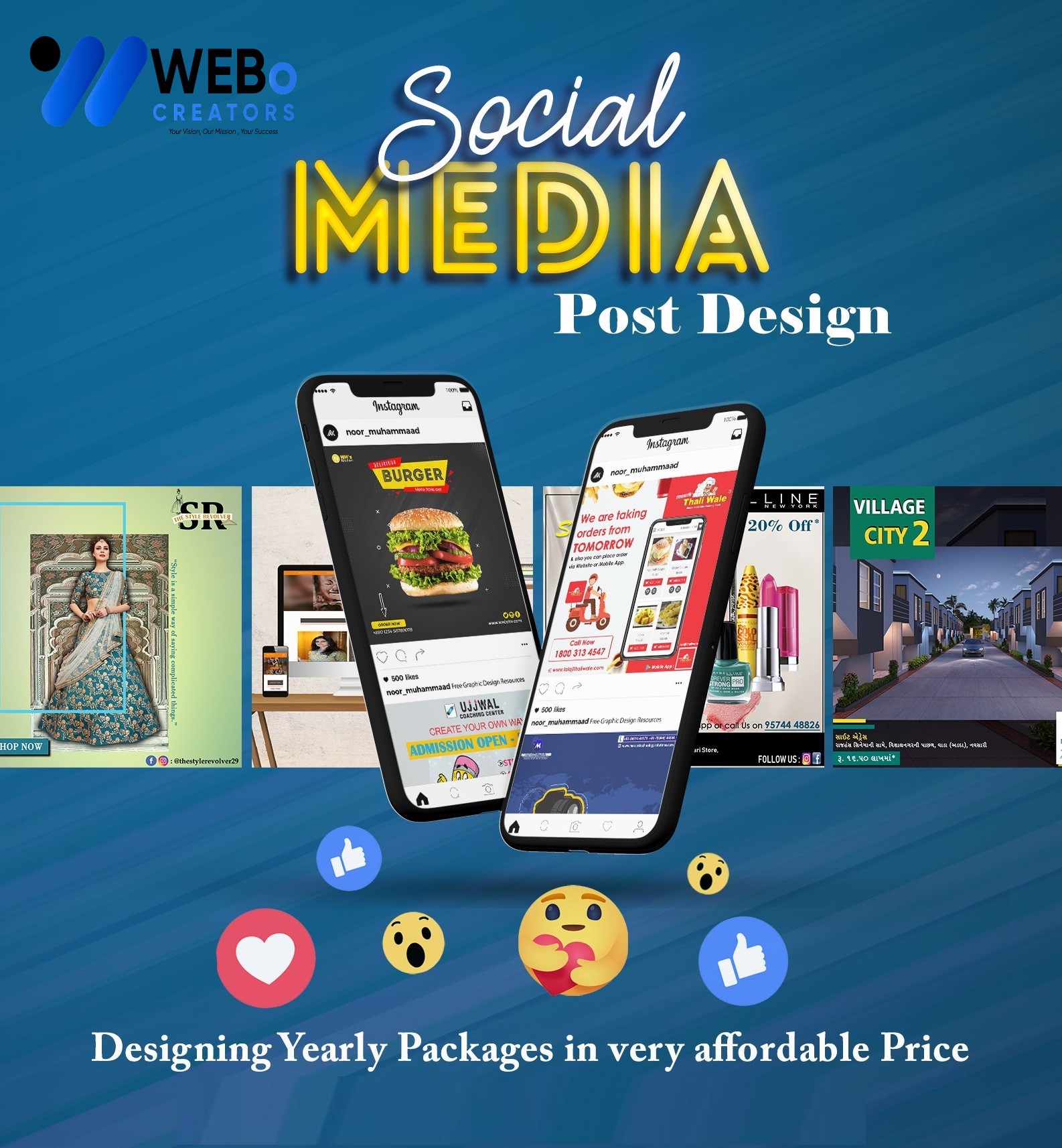 Social Media Post Design Services in Manama for Businesses and Brands