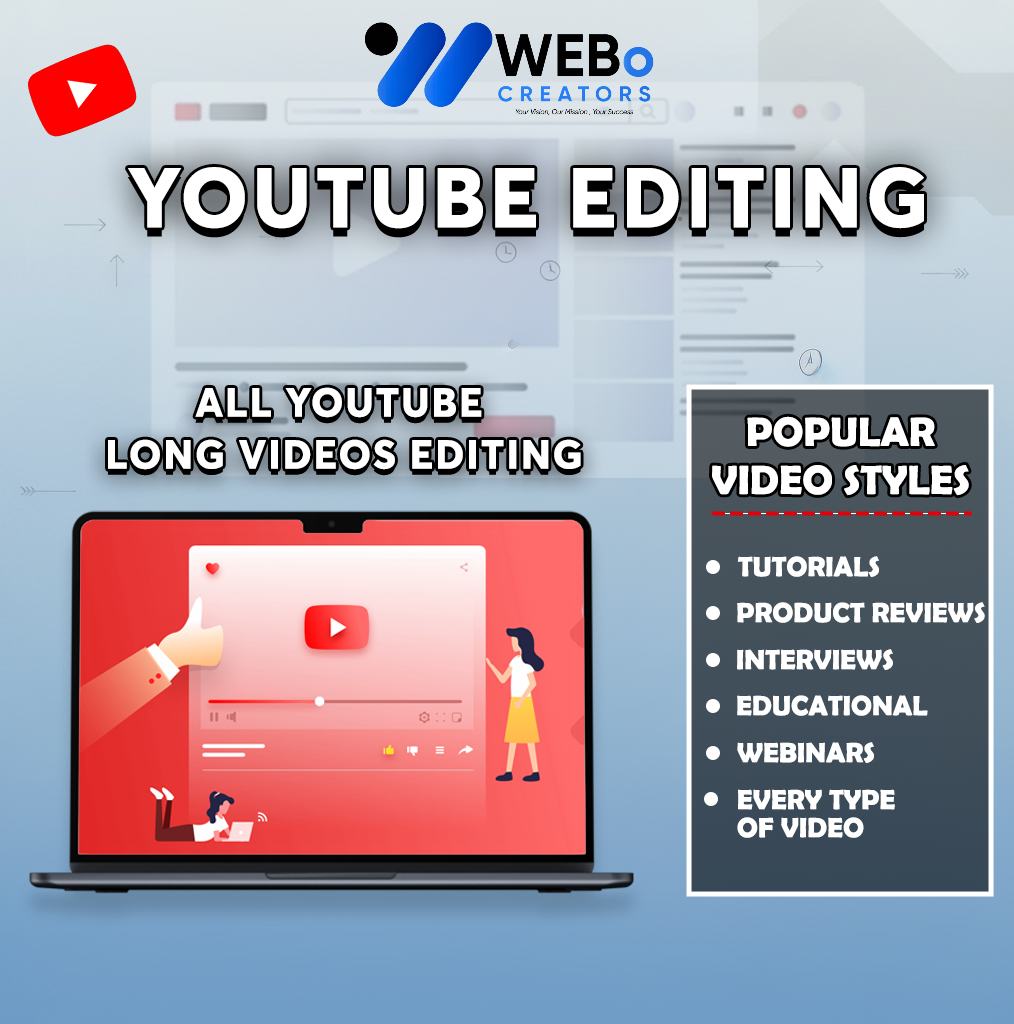 YouTube Video Editing Services at Affordable Cost - Hire Experienced YouTube Video Editors in Manama